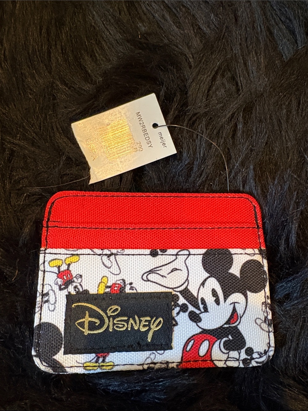Disney Red and White Mickey Mouse Card Holder